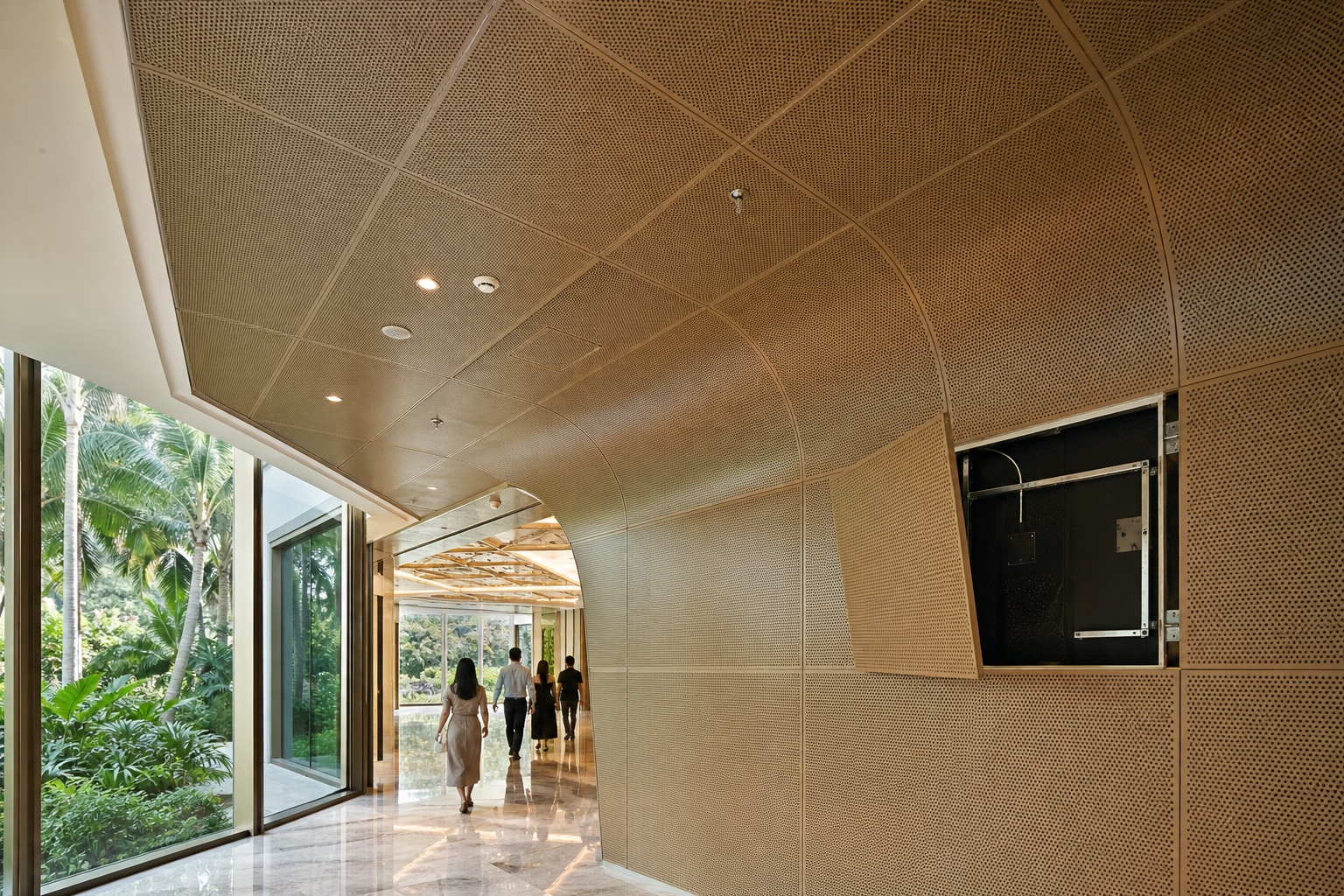 Illustrative High-Performance Acoustic & Fire-Rated Materials application: Offices and meeting venues