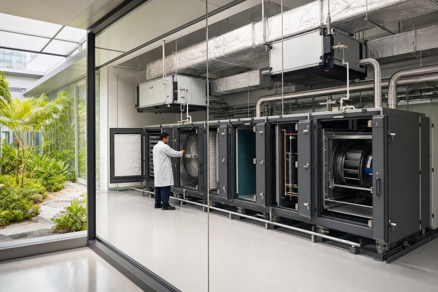 Illustrative Deep Dehumidification & Energy Recovery Ventilation application: Pharmaceutical facilities