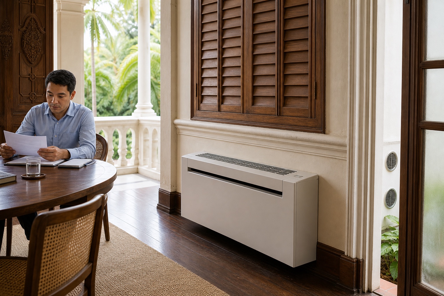 Illustrative Monoblock Air Conditioning System application: Hotels and student housing